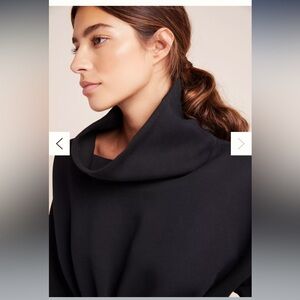 Varley Barton Black Cowl Neck Sweatshirt SZ M